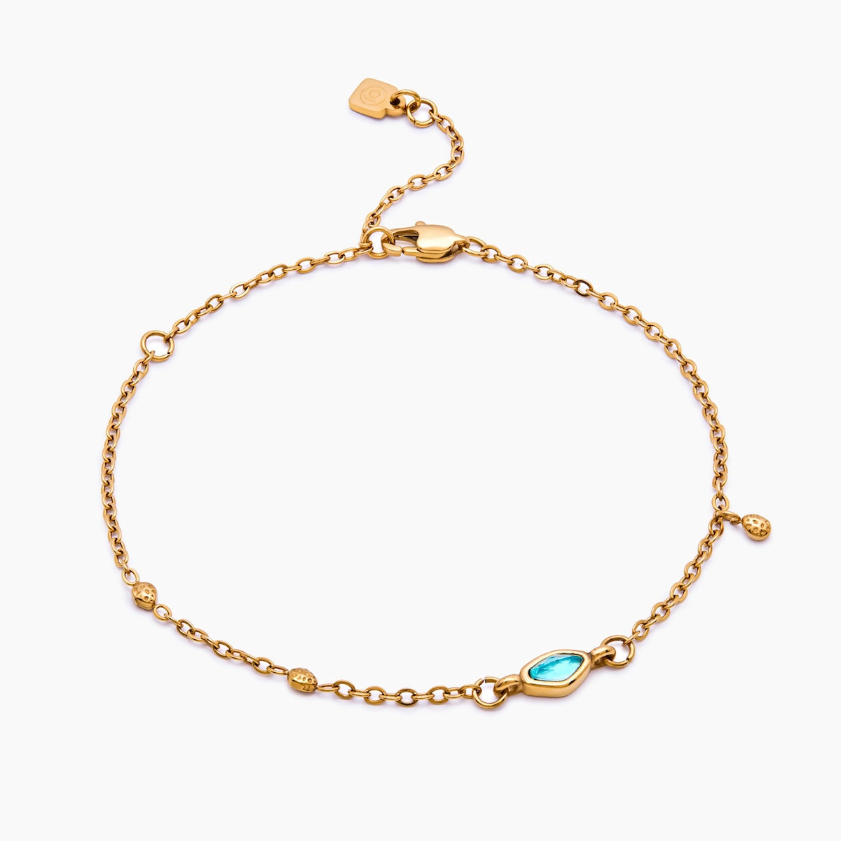 Aqua Droplet Bracelet