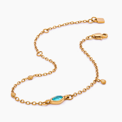 Aqua Droplet Bracelet