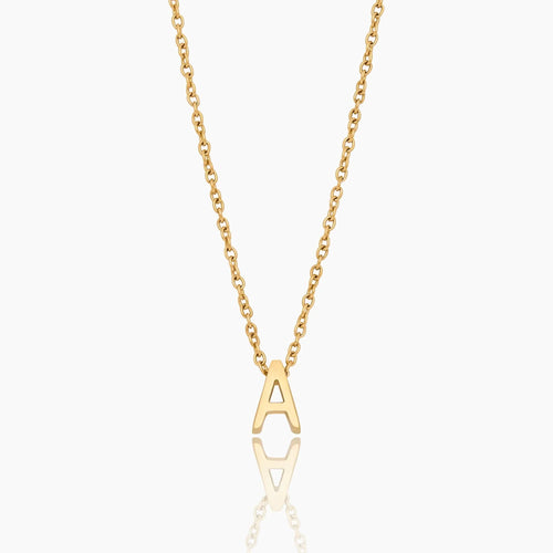 Dainty Initial Charm Necklace
