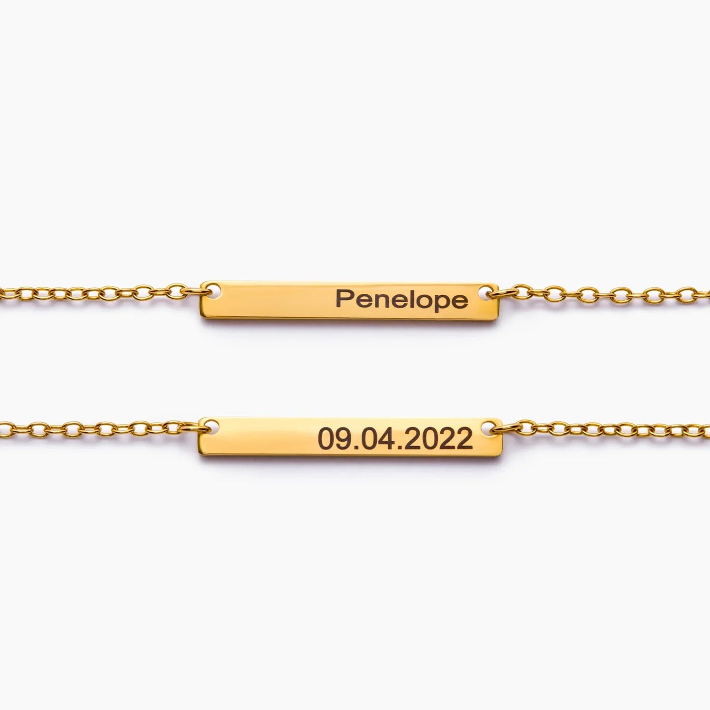 Engravable Bar Necklace