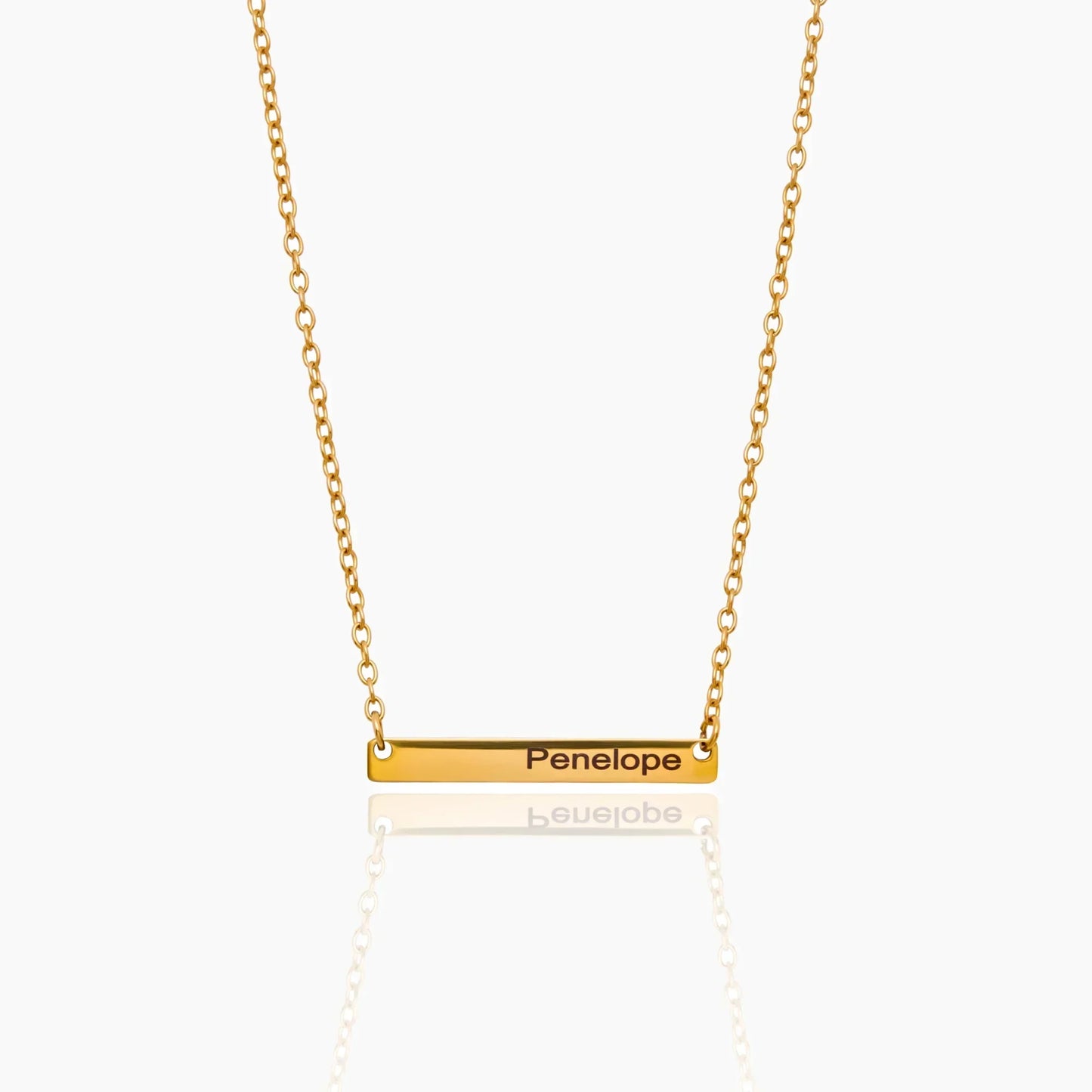 Engravable Bar Necklace