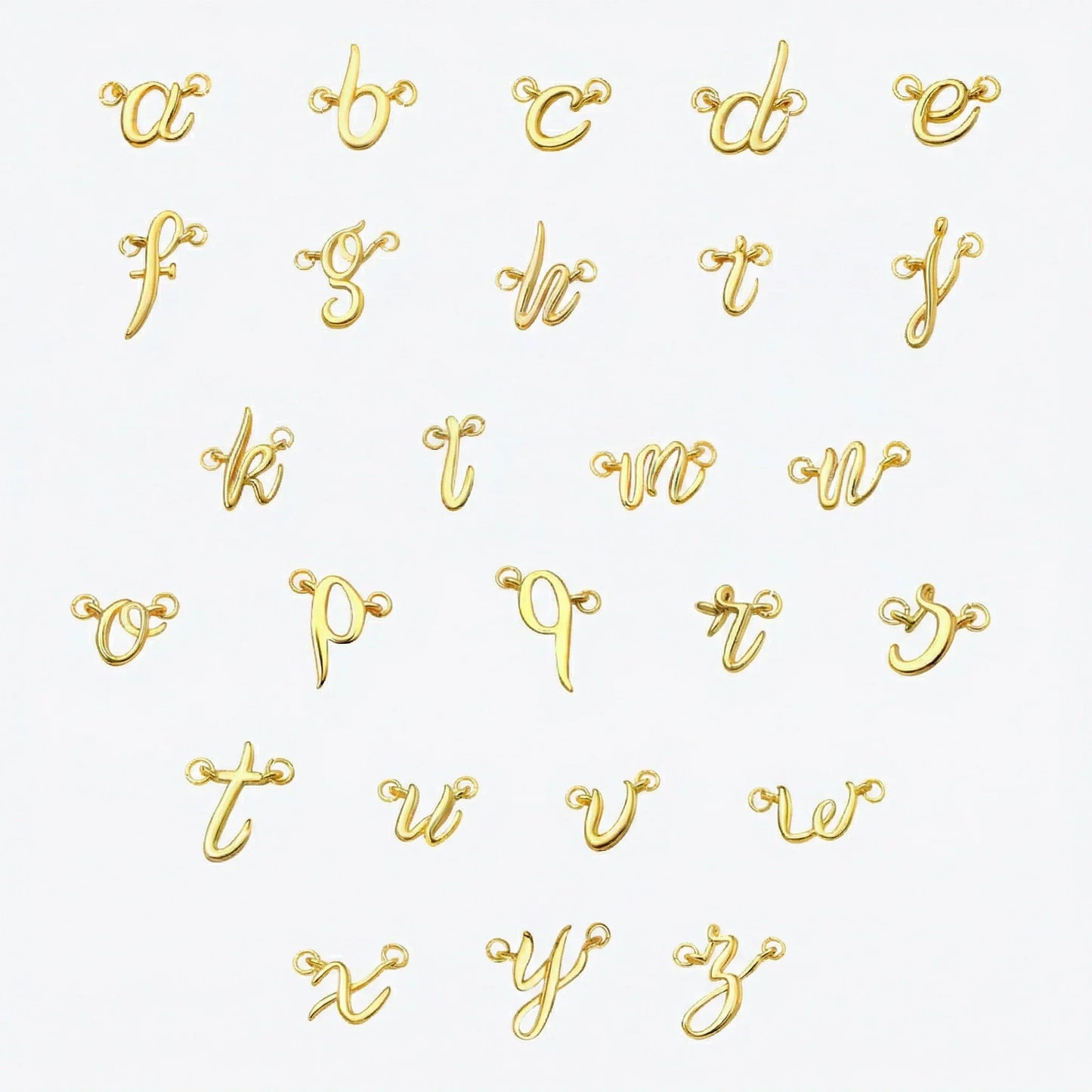Dainty Cursive Initial Bracelet