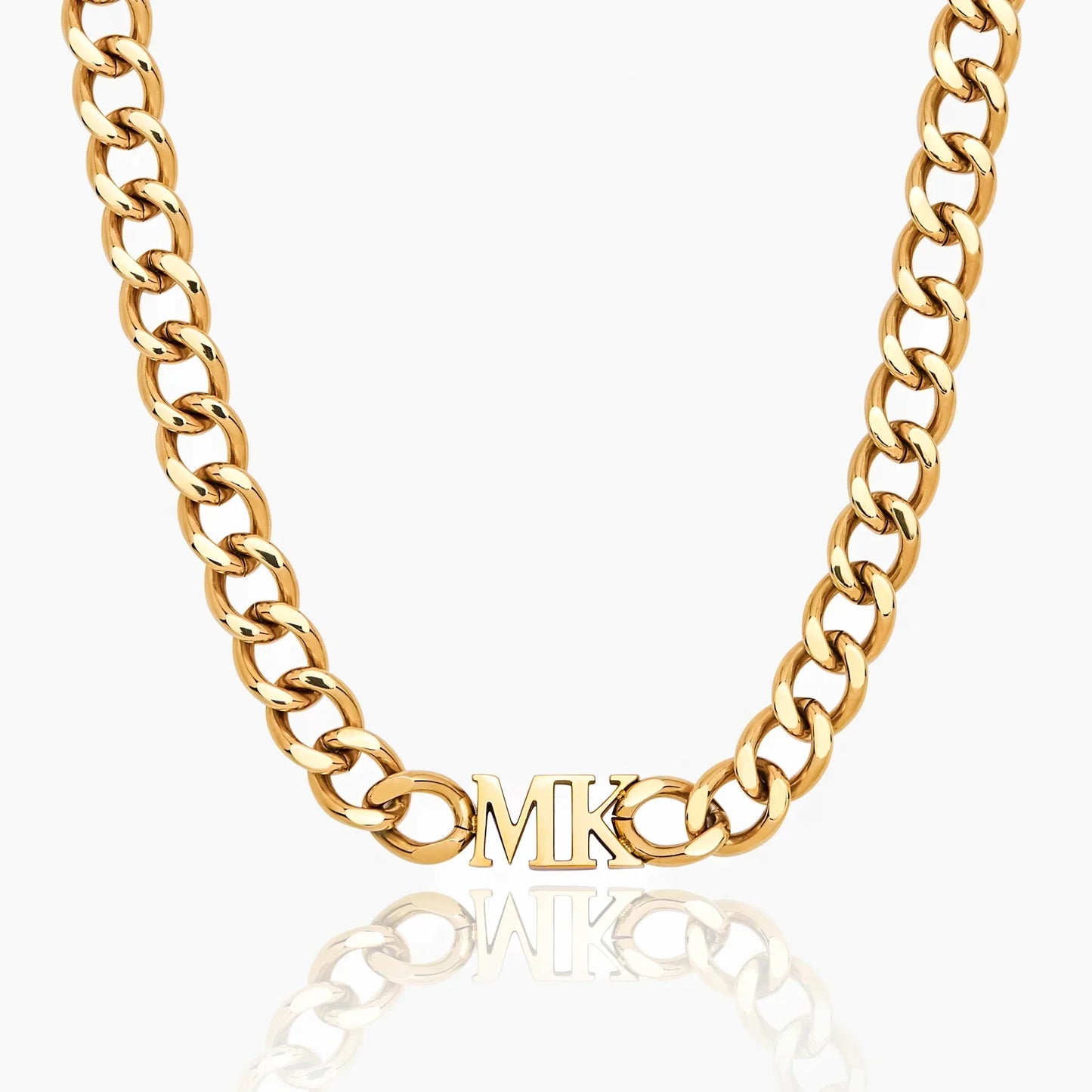 Personalised initial choker necklace gold — Olivia Jewelry