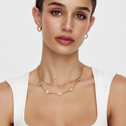 Sunburst Clover Necklace