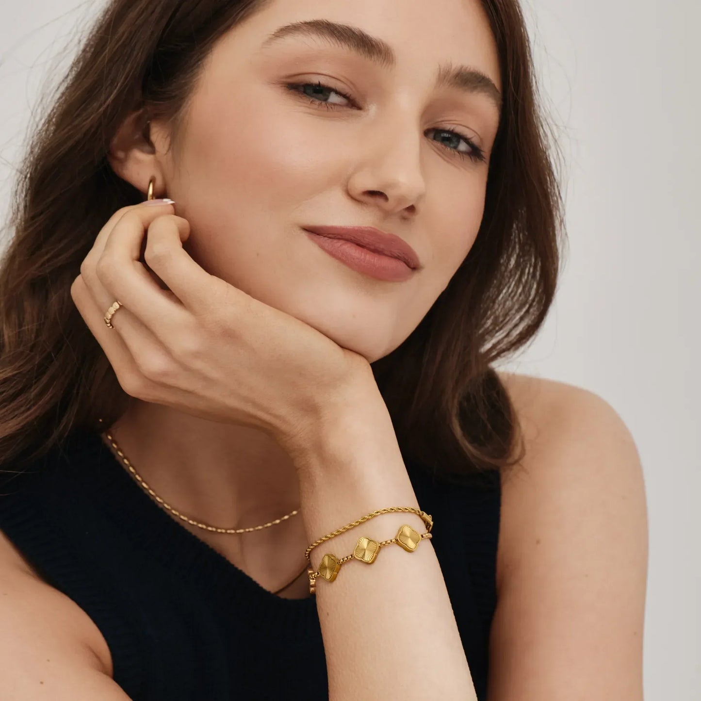 Sunburst Clover Bracelet