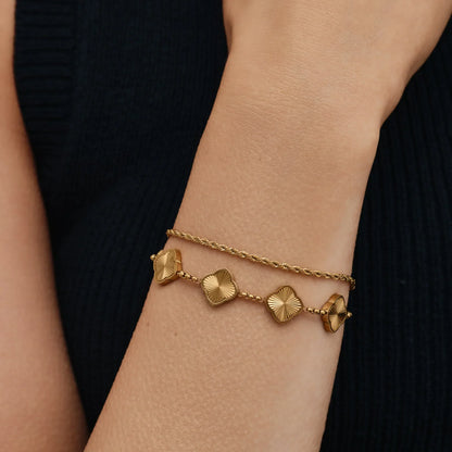 Sunburst Clover Bracelet
