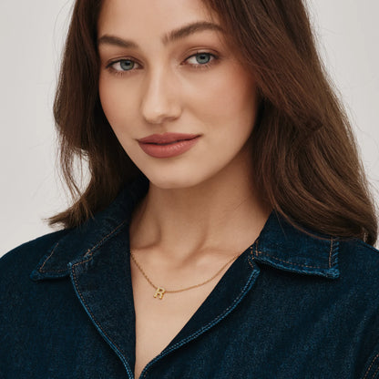 Pavé Initial Necklace