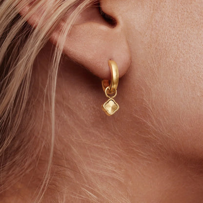 Mini Sunburst Clover Hoops