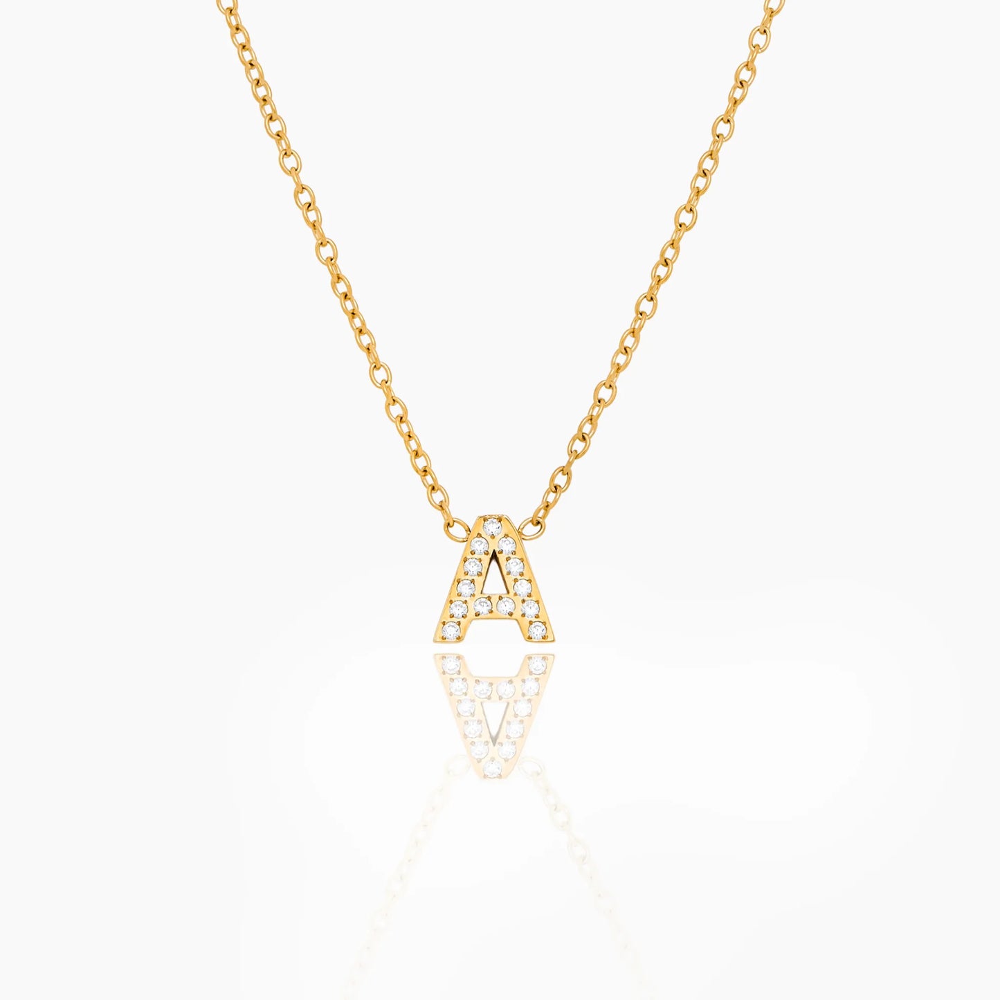 Pavé Initial Necklace