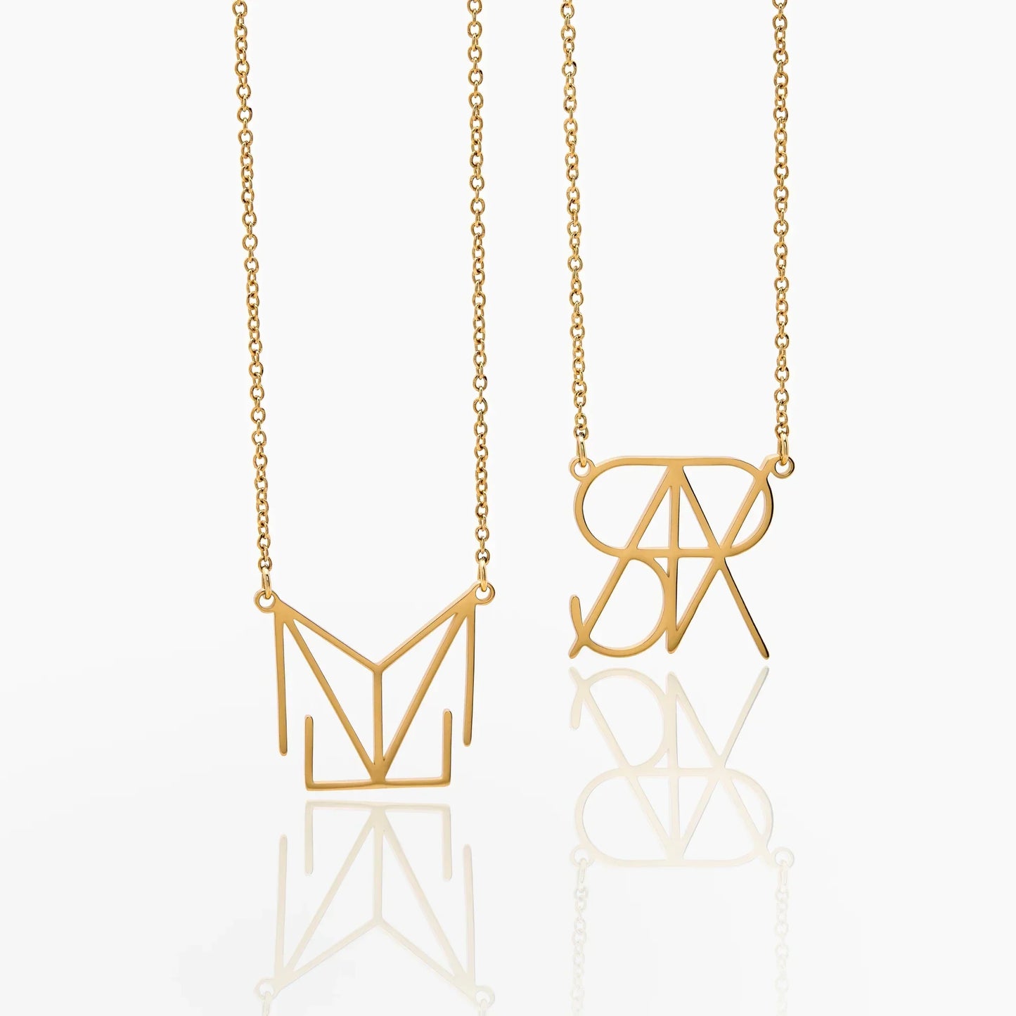 Minimalist Monogram Name Necklace