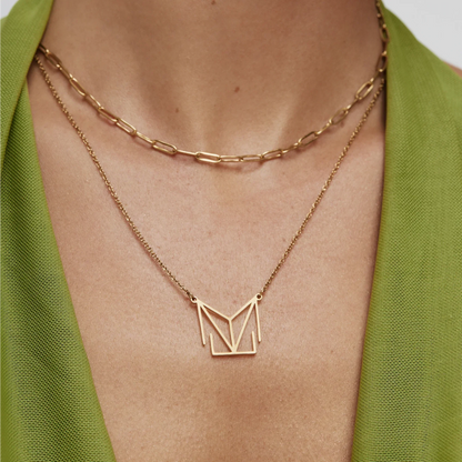 Minimalist Monogram Name Necklace