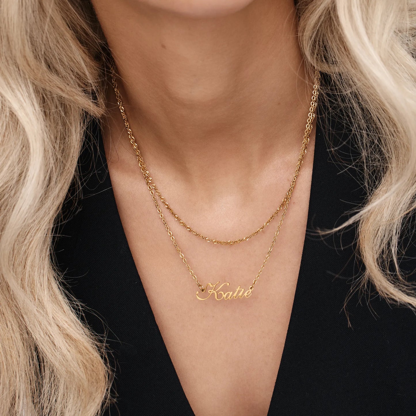 Personalised Olivia name necklace lifestyle — Olivia Jewelry