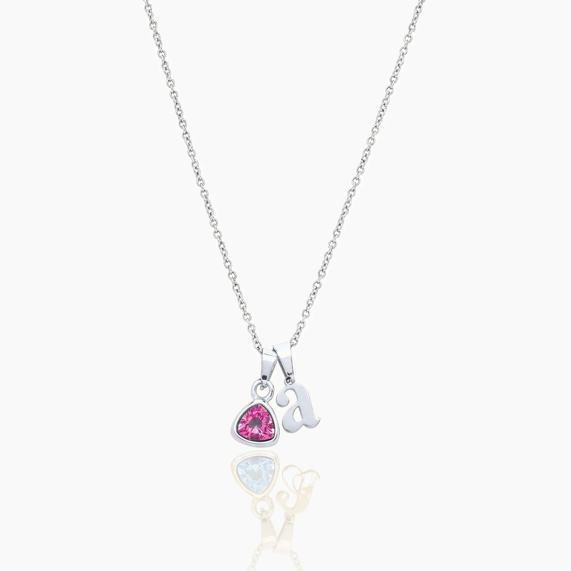 byheart — Silver / Oct-Pink Tourmaline
