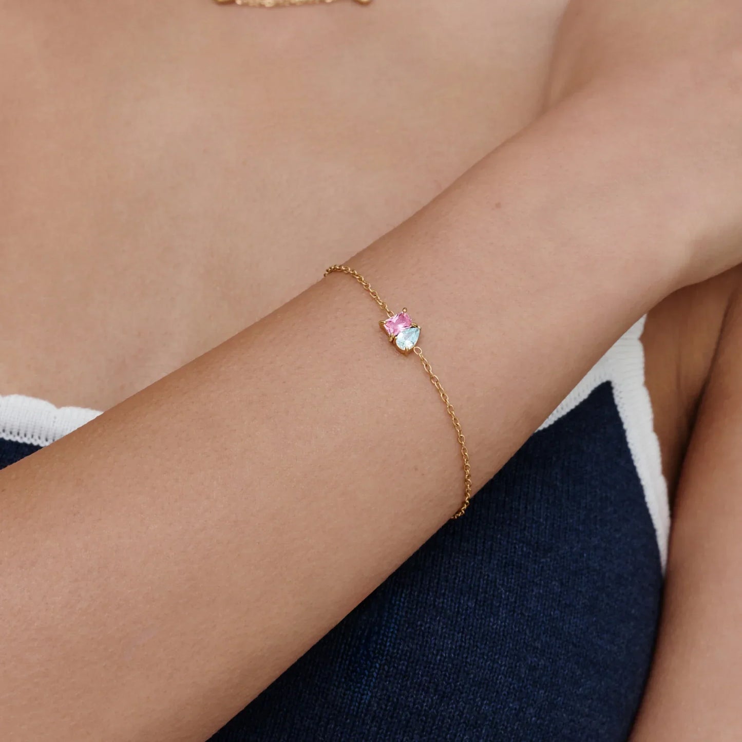 Forever Duo Birthstone Bracelet