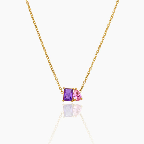 Forever Duo Birthstone Necklace