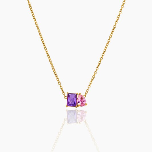 Forever Duo Birthstone Necklace