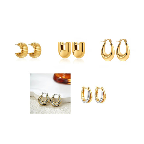 The Hoop Edit — 5-Piece Jewelry Set