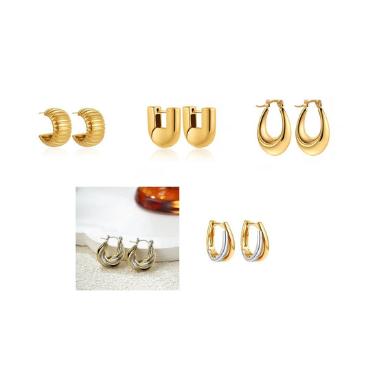 The Hoop Edit — 5-Piece Jewelry Set