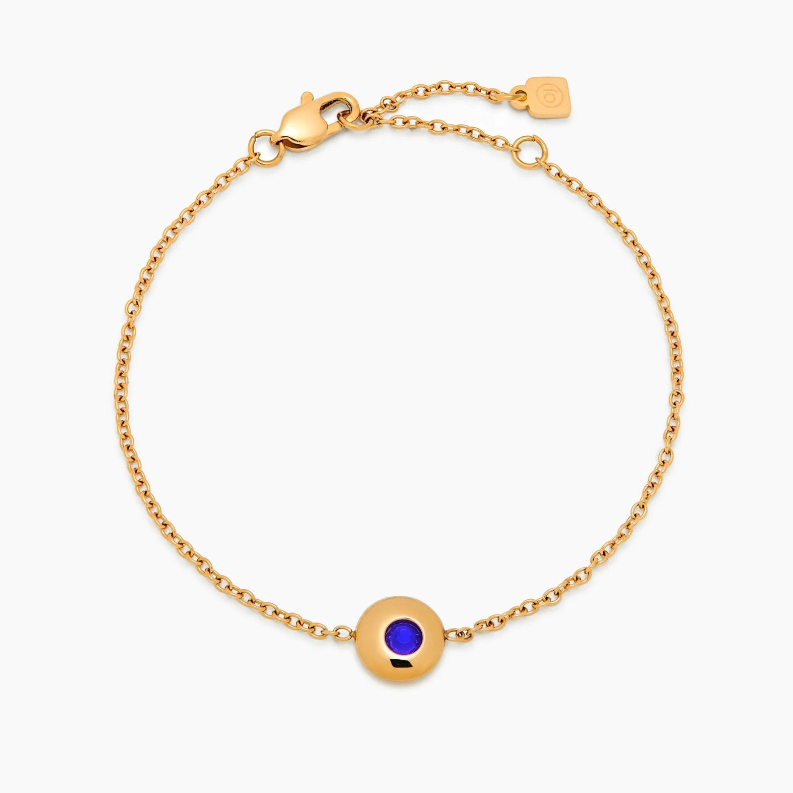mini-birthstone-charm-bracelet — Gold / Jun-Alexandrite