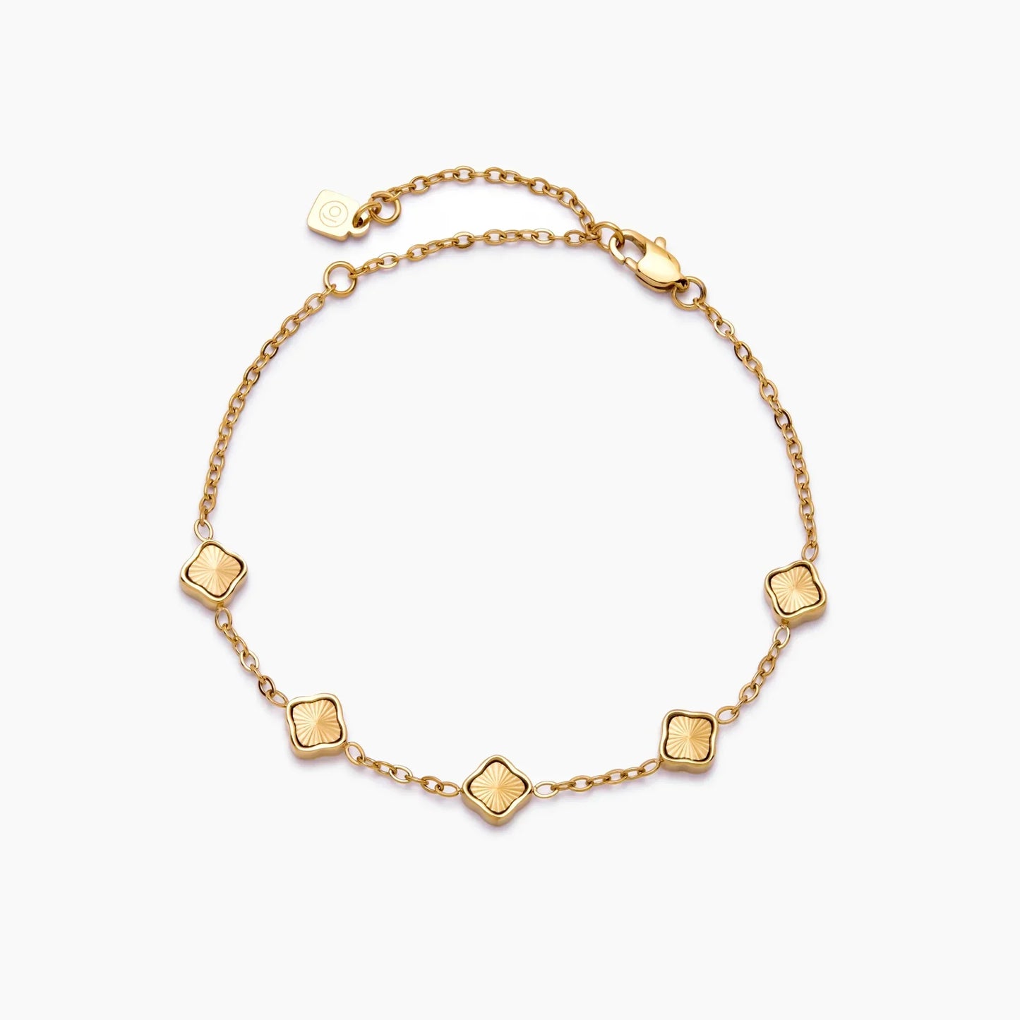 Mini Sunburst Clover Bracelet