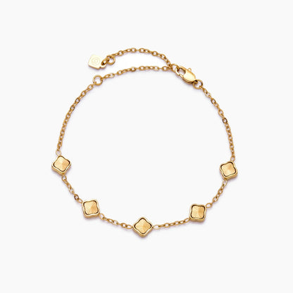Mini Sunburst Clover Bracelet