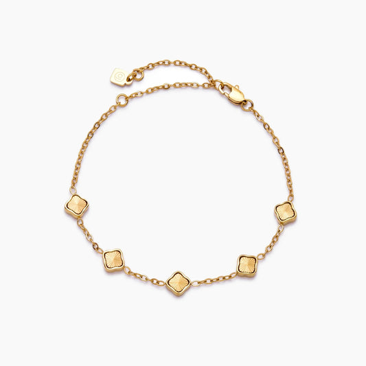 Mini Sunburst Clover Bracelet