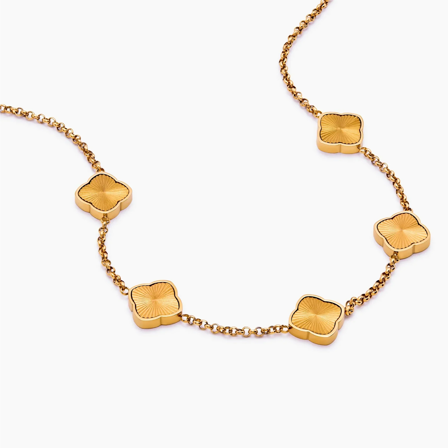 Sunburst Clover Necklace