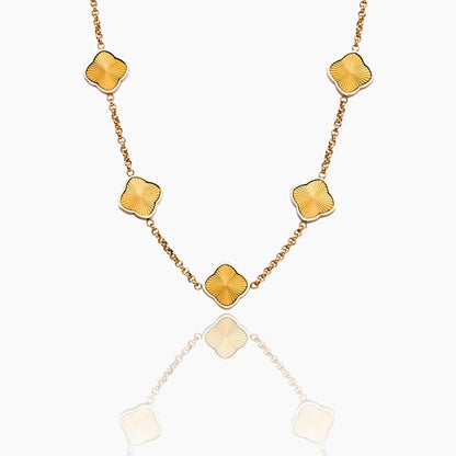 Sunburst Clover Necklace