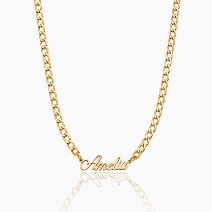 Bold Curb Name Necklace