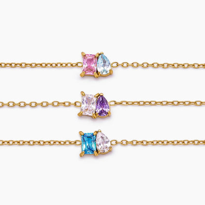 Forever Duo Birthstone Bracelet