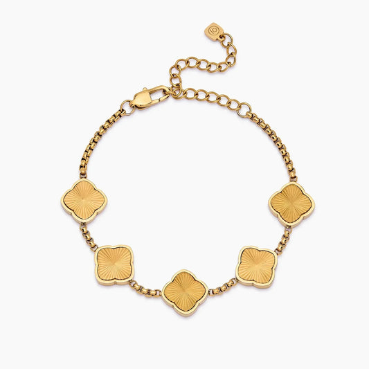 Sunburst Clover Bracelet