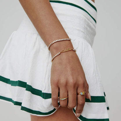 Signature Name Tennis Bracelet