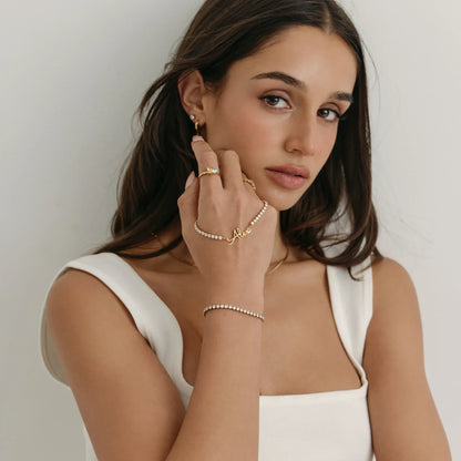 Signature Name Tennis Bracelet